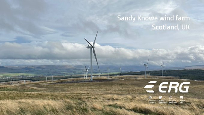 Erg amplia il parco eolico scozzese di Sandy Knowe con altri 36 MW