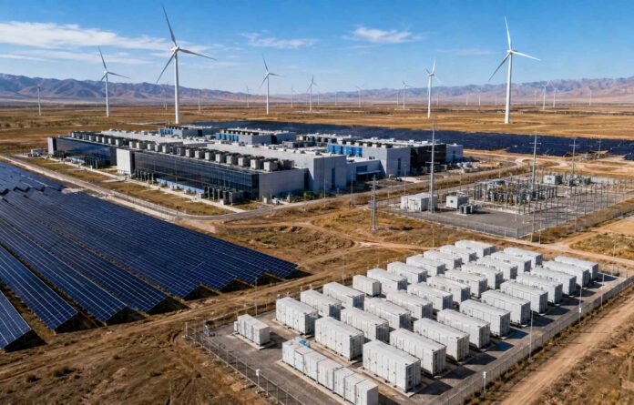 Data center alimentato da impianti fotovoltaici, eolici e sistemi di accumulo